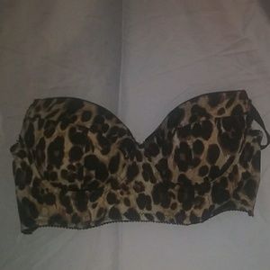 BeBe Leopard Print Bra